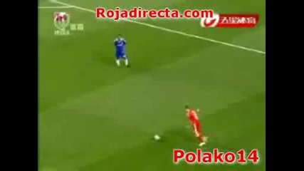 Chelsea - Liverpool 0 - 1 Fabio Aurelio goal..