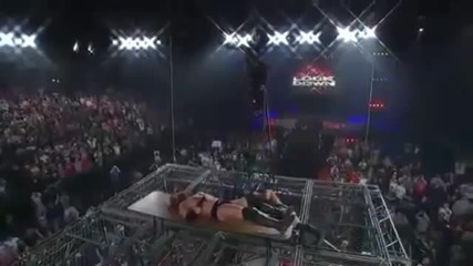 Jeff Hardy - Diving Splash off a Ladder through a Table