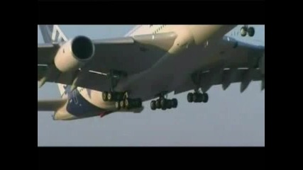 Излитане на Airbus A380