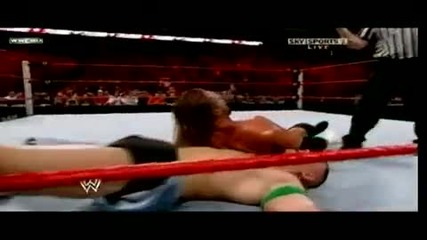 Triple H vs. John Cena Part 2 of 2 (cena Last Match On Raw ) 