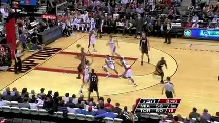 Miami Heat @ Toronto Raptors 103 - 95 [highlights] - 16.02.2011