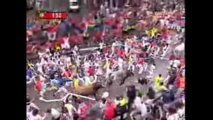 Надбягване С Бикове Pamplona 2008