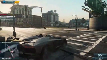 Need For Speed Most Wanted 2012 - Lamborghini Aventador J - Free Drive and Crash