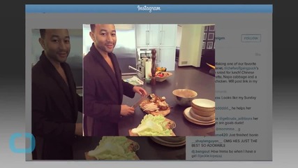 Chrissy Teigen and "Papa John" Legend Can't Stop Making Us Hungry