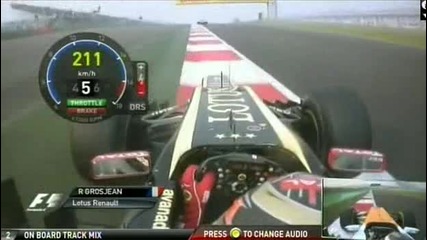 Формула1 - Г П на Индия Onboard 2012 - Част 2 [ 4 ] - Sky Sports F1