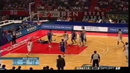 Italia Espaa Sf Eurobasket 03