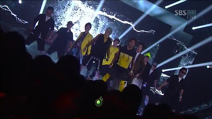 B. A. P - No Mercy ~ Goodbye Stage Inkigayo (26.08.12)