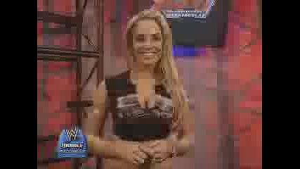Триш Зад Сцената На Wwe - Годишнината На RAW-After The Bell (завръщането)