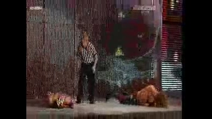 Backlash 2009 - Edge vs John Cena ( Last Man Standing Match) ( World Heavyweight Championship) 