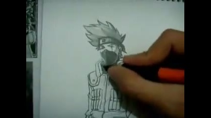 how to draw Kakashi 