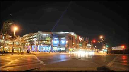 Time Lapse Outside Clevelands Quicken Loans Arena 