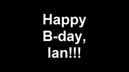 Happy Birthday, Ian! Mini Collab - Rescue me