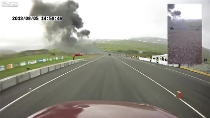 Самолет катастрофира по време на изпитания