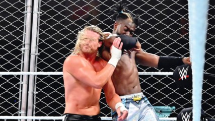 Kofi Kingston repeatedly hurls Dolph Ziggler into the steel cage: WWE Stomping Grounds 2019 (WWE Network Exclusive)