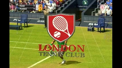 Virtua Tennis 2009 - Andy Roddick vs Rafael Nadal [my Gameplay]