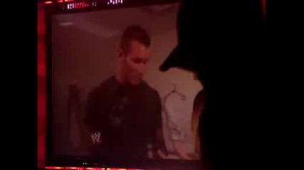 wwe raw live - randy orton and ted dibiase backstage promo