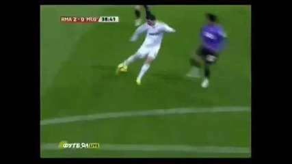 Cristiano Ronaldo Goals Real Madrid - Malaga 2 - 0 Red Card 24.01.10 