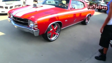 Red / White Stripes Chevelle Ss on 22 Forgiatos - 1080p Hd