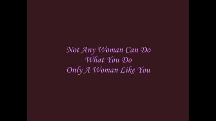Michael Bolton - Only A Woman Like You [ With Lyrics ]