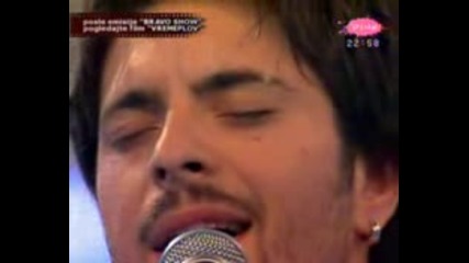 Tose Proeski - Zajdi,  zajdi jasno sonce (live Bravo show)