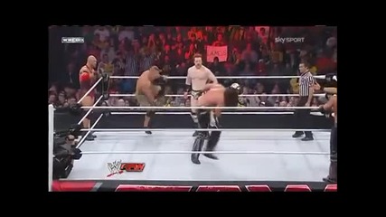 Wwe Monday Night Raw 11.02.2013 John Cena & Ryback & Sheamus vs 3mb
