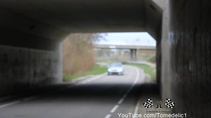 Bmw M5 E60 w Eisenmann Race Having Tunnel Fun - Loud Sounds!!