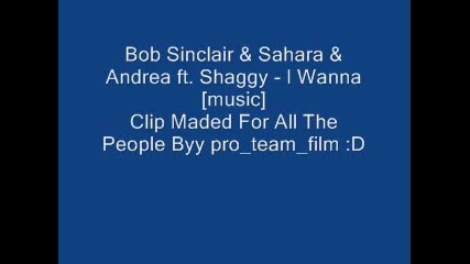 Bob Sinclair & Sahara & Andrea ft Shaggy - I Wanna 