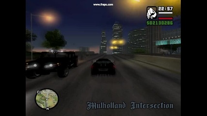 Впечетляващ скок с кола във Gta San Andreas