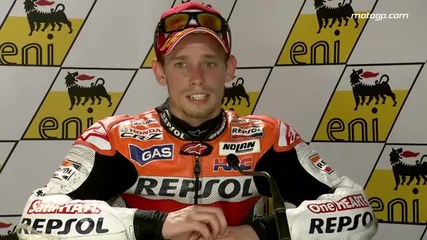 Casey Stoner interview after the Sachsenring Gp