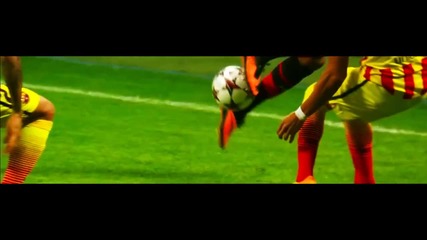 Финта на Робиньо срещу Барселона