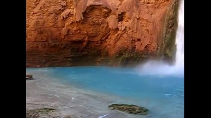 Havasupai Indian Waterfall Relaxation Video