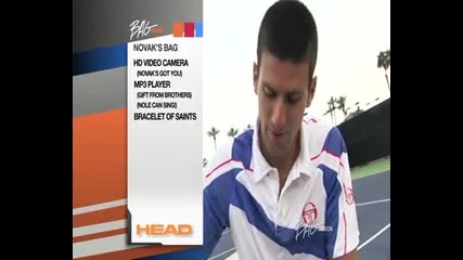 Novak Djokovic Bag Check