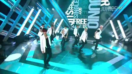 Super Junior- Sexy , Free & Single @ Music Core (21.07.2012)