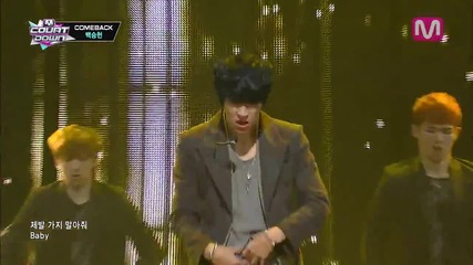 131031 Baek Seung Heon - Wait a minute @ M! Countdown