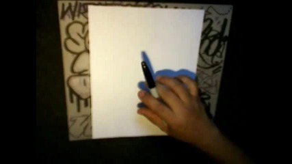 How to draw a spraycan (crazy character)