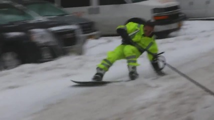 Каране на сноуборд в Ню Йорк