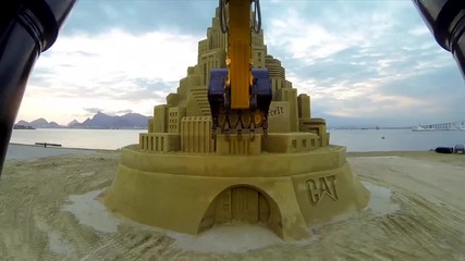 Най-високата пясъчна сграда в света!