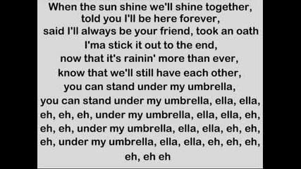 01. Rihanna - Umbrella (lyrics)