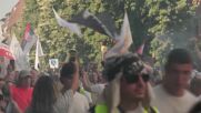 Хиляди протестираха в сръбския град Кралево
