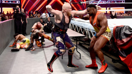 Pandemonium erupts between New Day and SAnitY: WWE Extreme Rules 2018 Kickoff Match