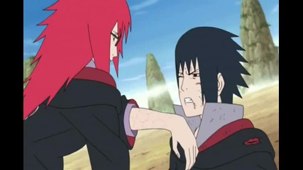 Sasuke vs Killer Bee Високо Качество 