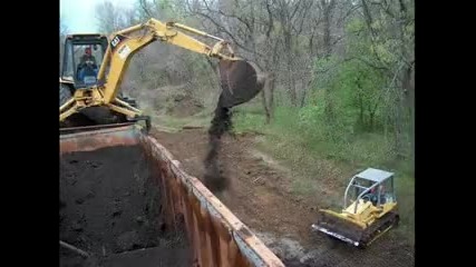 вище как се товари със багер за по лесно 