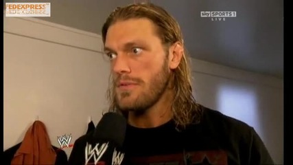 Интервю с Edge реди двубоя с Chris Jericho в стоманена клетка на Extreme Rules 