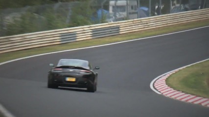 Aston Martin V12 Vantage At The Nurburgring 