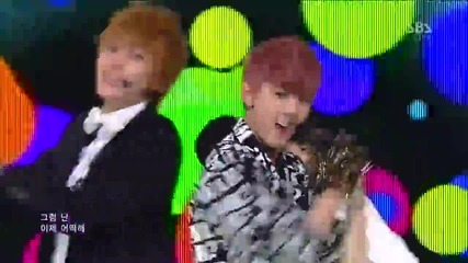 130317 Teen Top ft. Hwang Min Woo - Miss Right @ Inkigayo