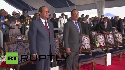 Egypt: President Sisi officially opens the New Suez Canal