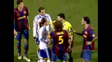 15.02.2008 Real Zaragoza 1 : 2 Barcelona {Primera Division}{Репортаж}{Extra качество}