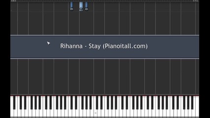 Лесен урок по пиано Rihanna - Stay