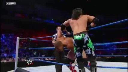 Guillotine Leg Drop to opponent in the Middle Rope - Trent Barreta