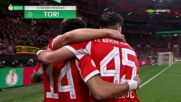 Гол на Хари Кейн за Байерн срещу Байер Леверкузе за купата